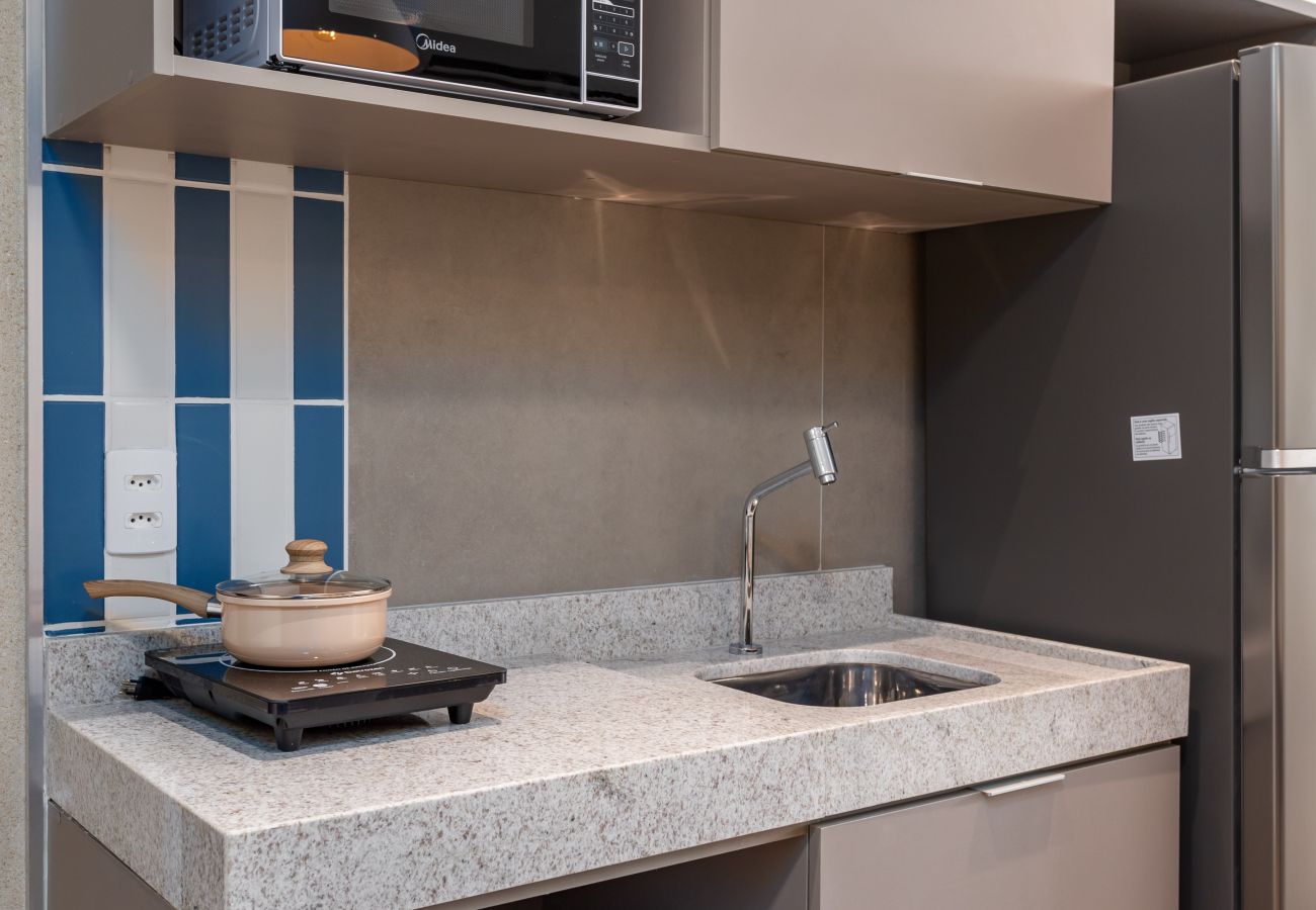 Apartamento em Rio de Janeiro - Vista para o Mar e Varanda com Banheira | Q5