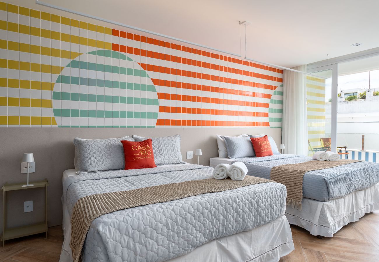 Apartamento em Rio de Janeiro - Vista para o Mar e Varanda com Banheira | Q5