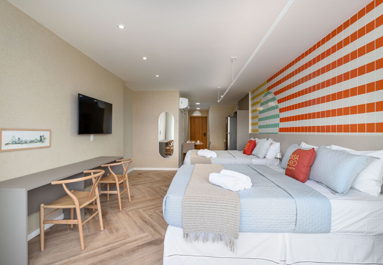 Apartamento em Rio de Janeiro - Vista para o Mar e Varanda com Banheira | Q5