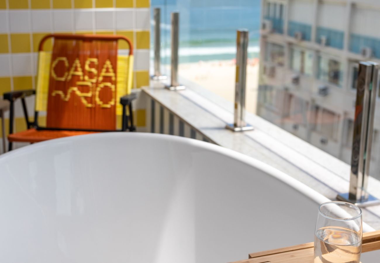 Apartamento em Rio de Janeiro - Vista para o Mar e Varanda com Banheira | Q5