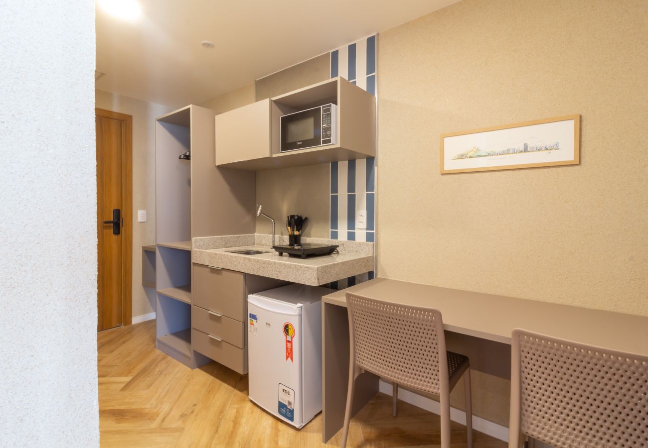 Apartamento em Rio de Janeiro - Vista para o Mar e Varanda com Banheira | Q23