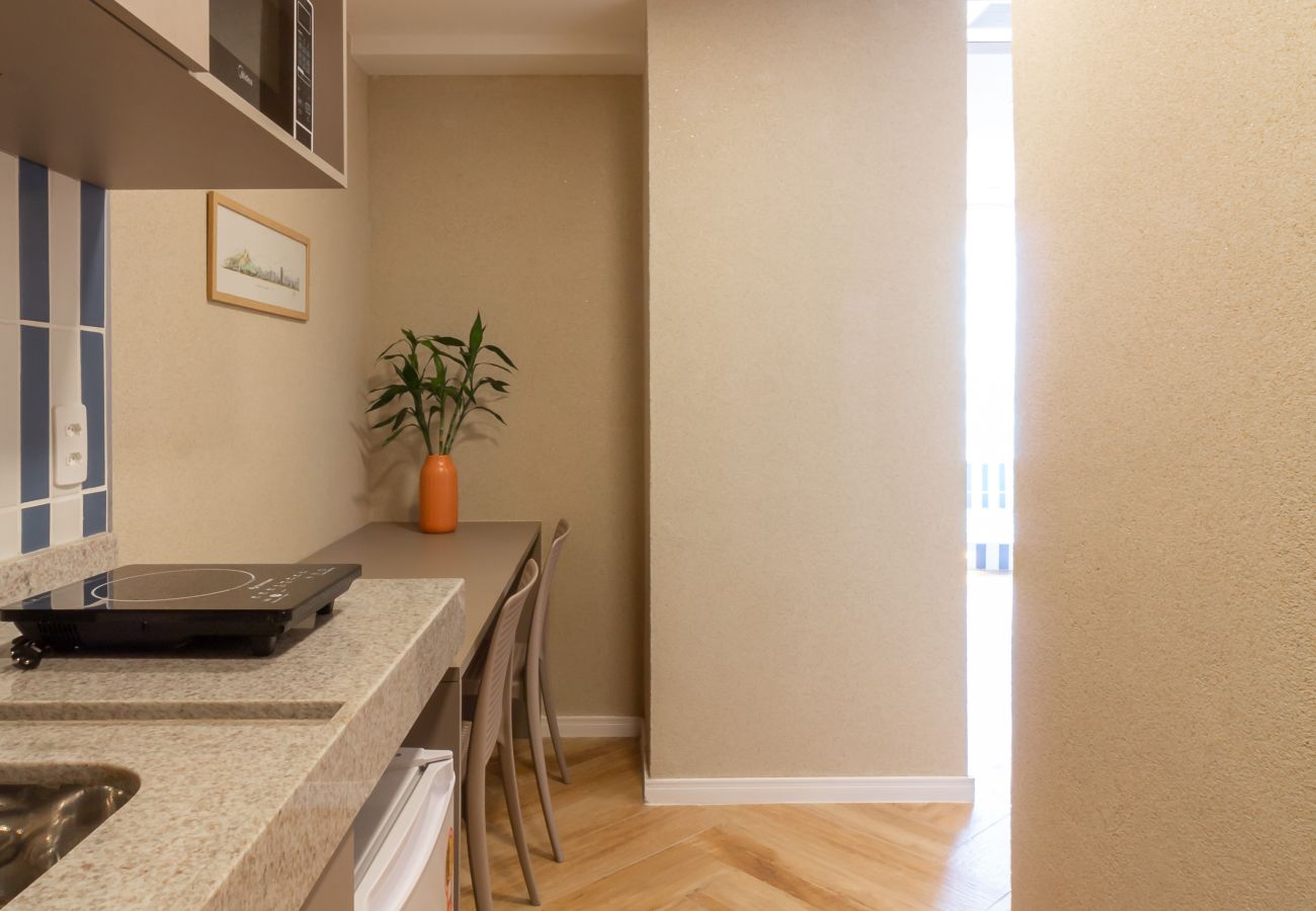 Apartamento em Rio de Janeiro - Vista para o Mar e Varanda com Banheira | Q23