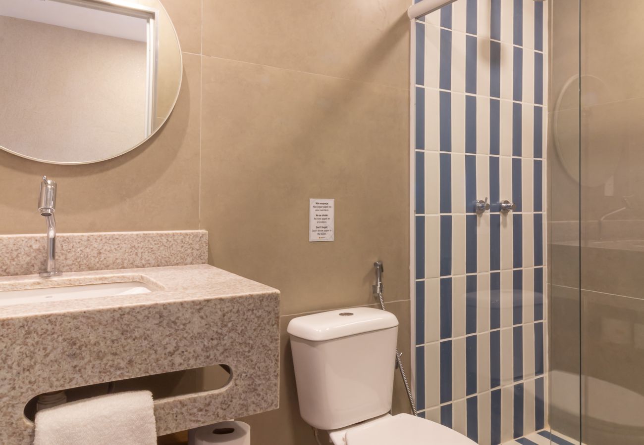 Apartamento em Rio de Janeiro - Vista para o Mar e Varanda com Banheira | Q22