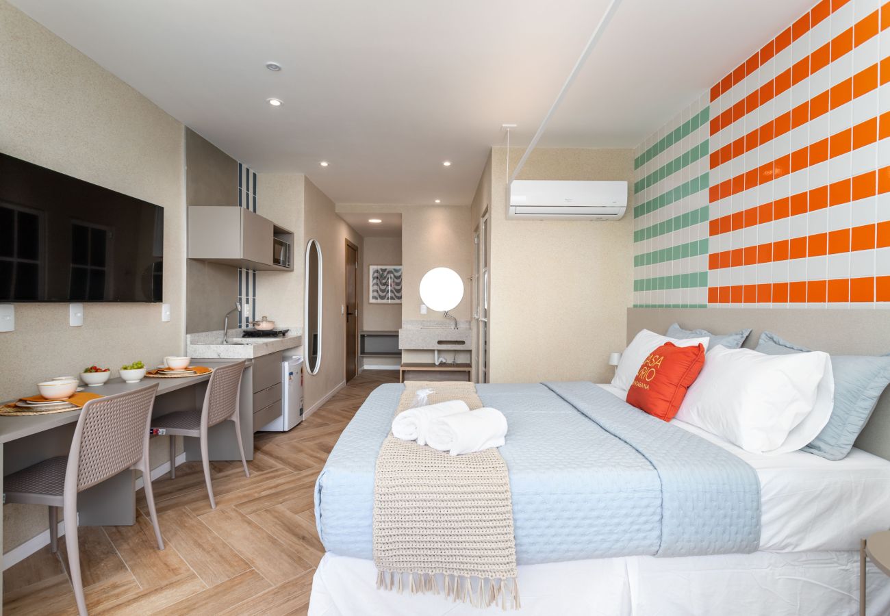 Apartamento em Rio de Janeiro - Vista para o Mar e Varanda com Banheira | Q11