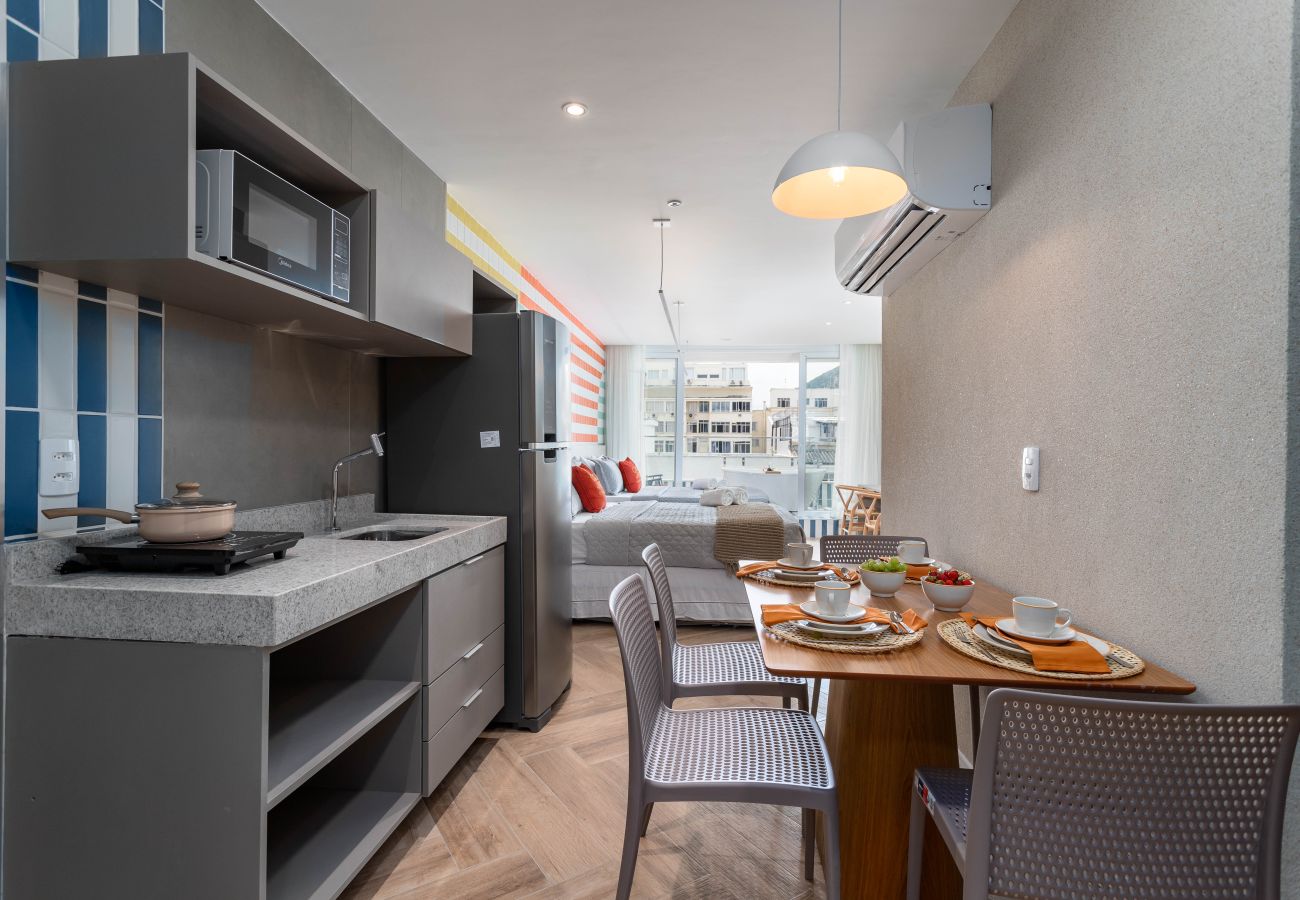 Apartamento em Rio de Janeiro - Vista para o Mar e Varanda com Banheira | Q5