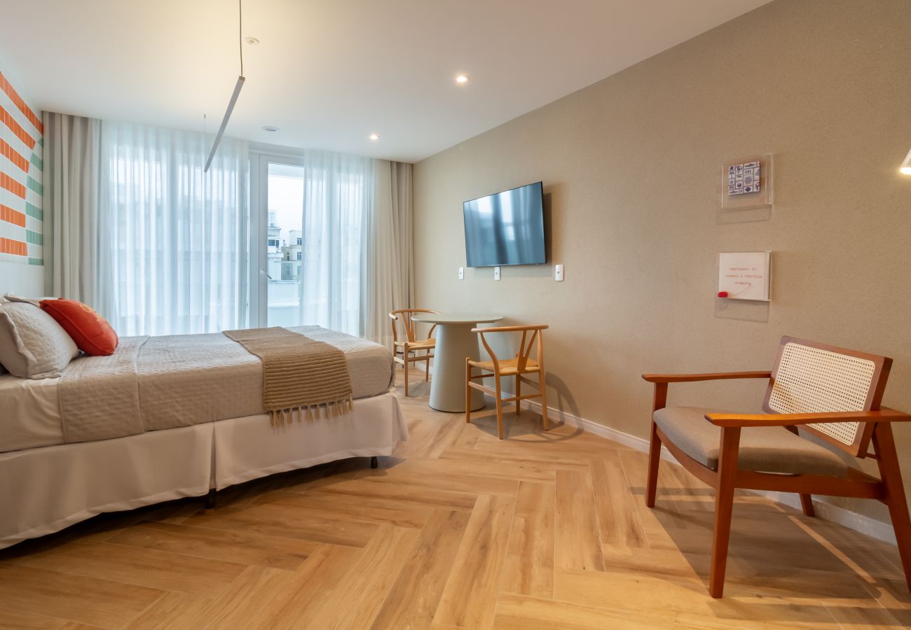 Apartamento em Rio de Janeiro - Vista para o Mar e Varanda com Banheira | Q9