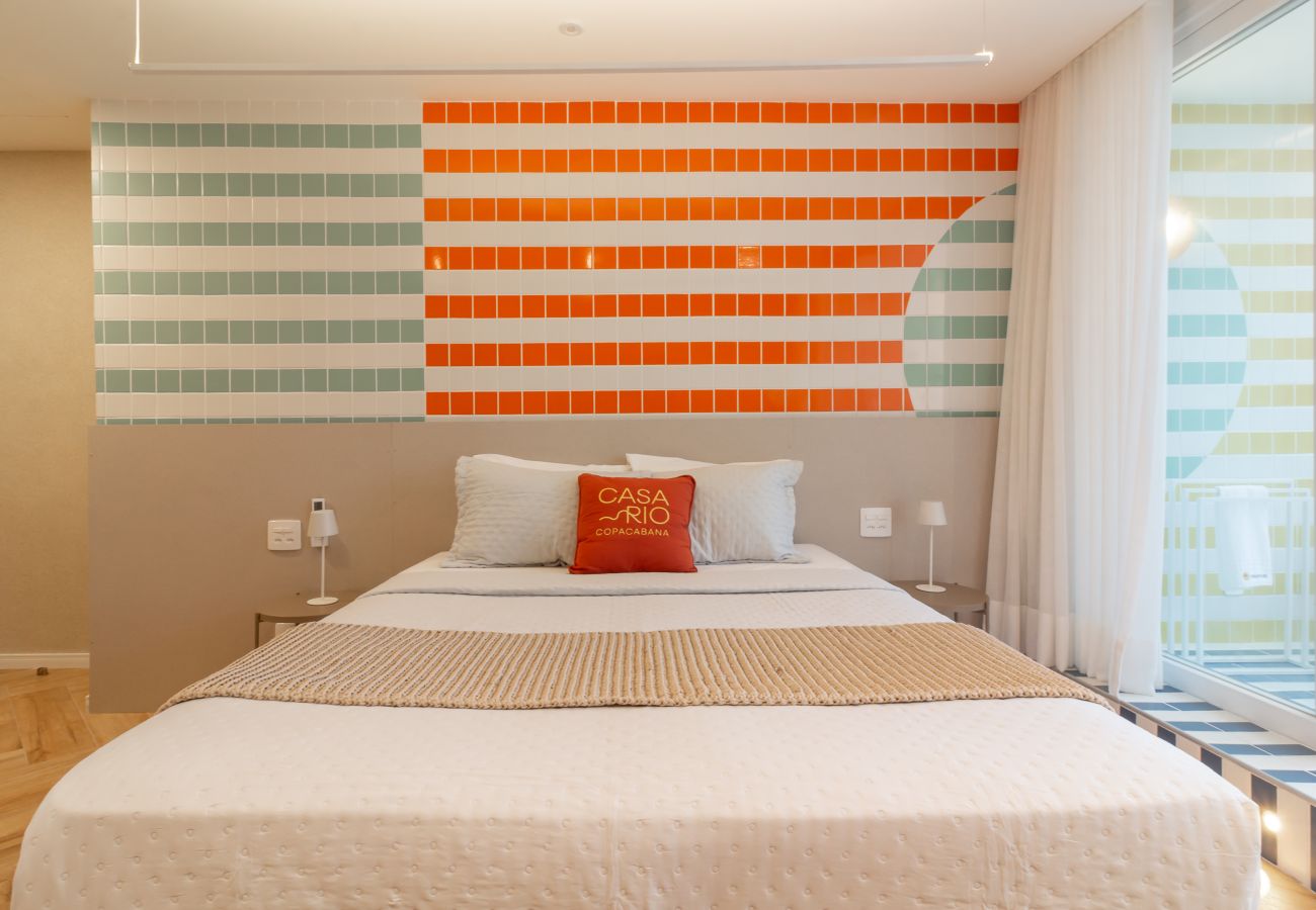 Apartamento em Rio de Janeiro - Vista para o Mar e Varanda com Banheira | Q12