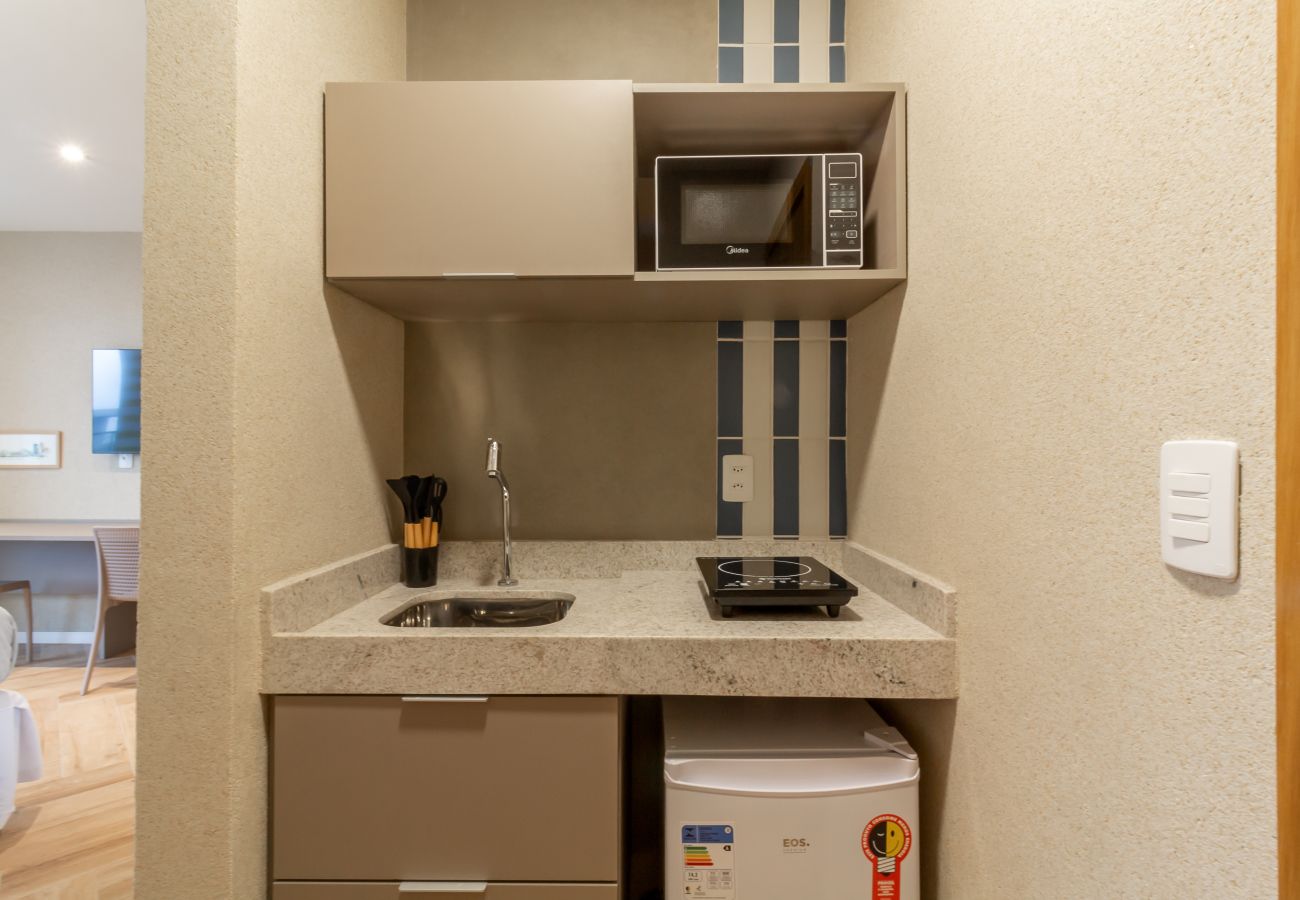 Apartamento em Rio de Janeiro - Vista para o Mar e Varanda com Banheira | Q12