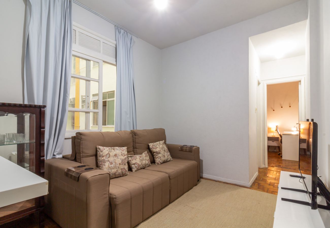 Apartamento em Rio de Janeiro - 15min da Praia do Flamengo | OC107b