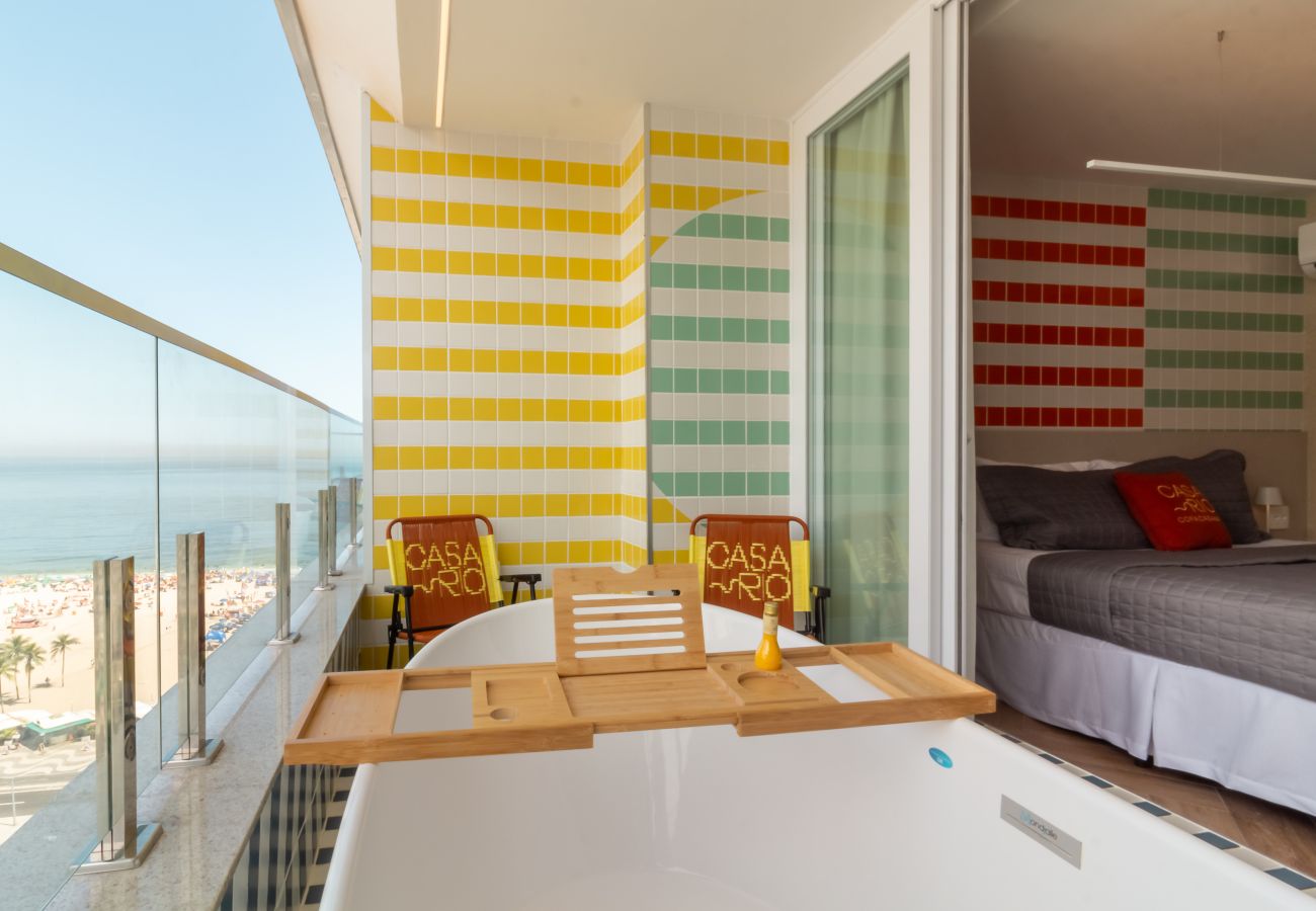 Apartment in Rio de Janeiro - Sea View and Balcony with Bathtub | Q22