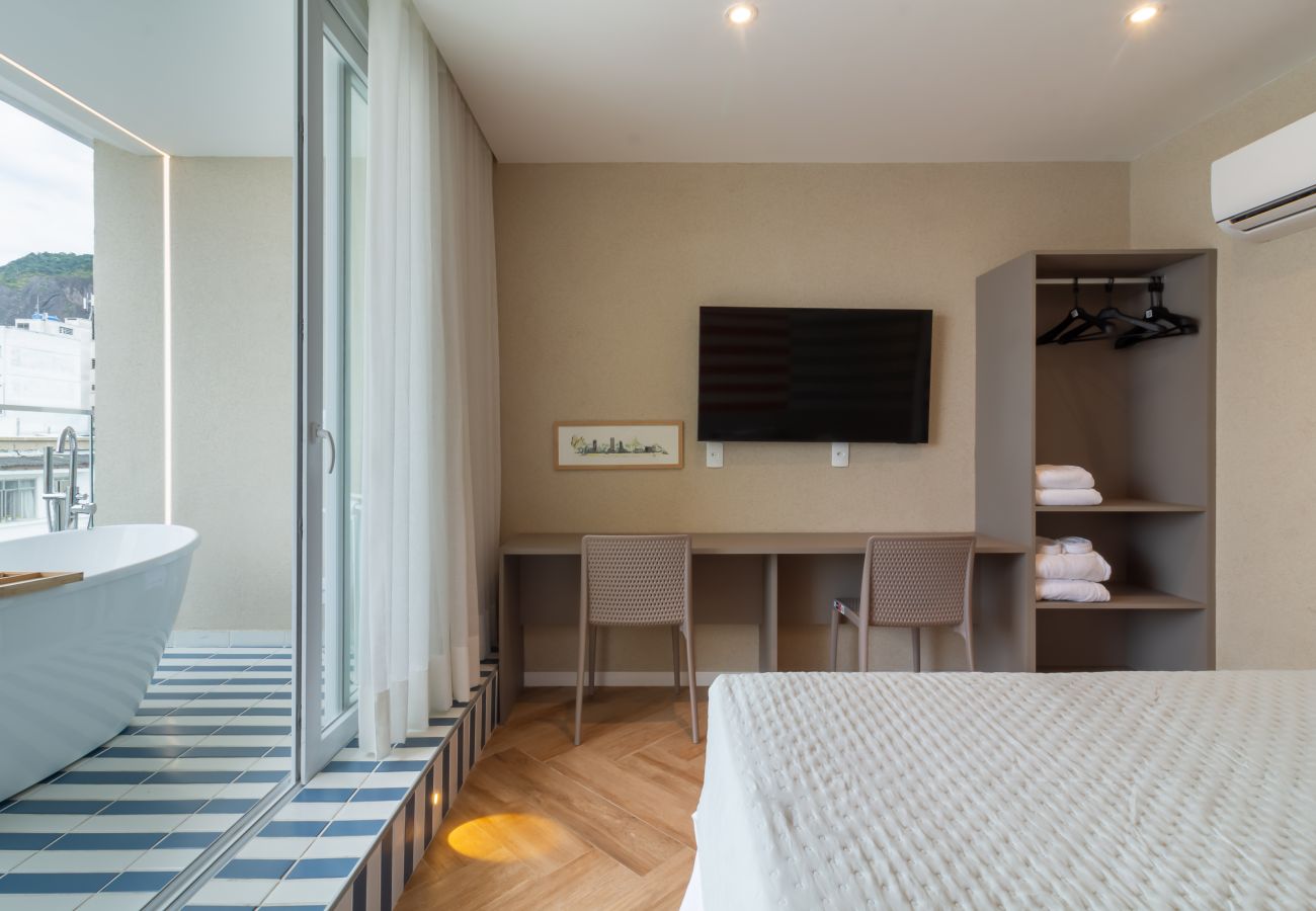 Apartamento en Rio de Janeiro - Vista al mar y balc&oacute;n con ba&ntilde;era | Q4