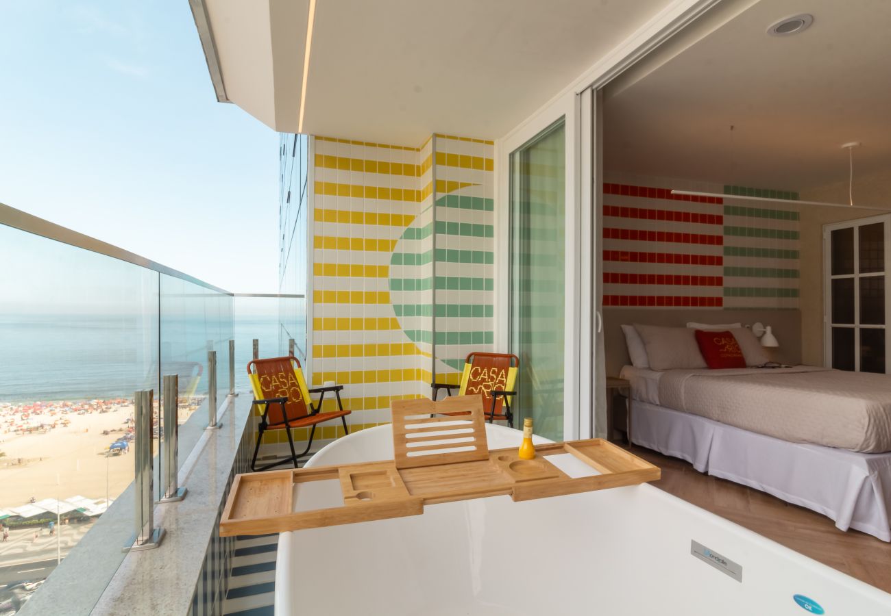 Apartamento en Rio de Janeiro - Vista al Mar y Balc&amp;amp;amp;oacute;n con Ba&amp;amp;amp;ntilde;era | Q23