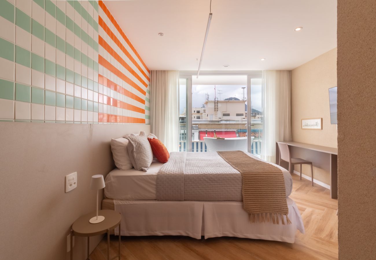 Apartamento en Rio de Janeiro - Vista al mar y balc&amp;oacute;n con ba&amp;ntilde;era | Q3