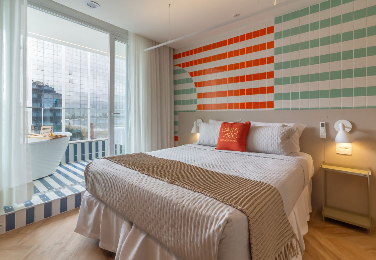 Apartamento en Rio de Janeiro - Vista al mar y balc&amp;oacute;n con ba&amp;ntilde;era | Q20