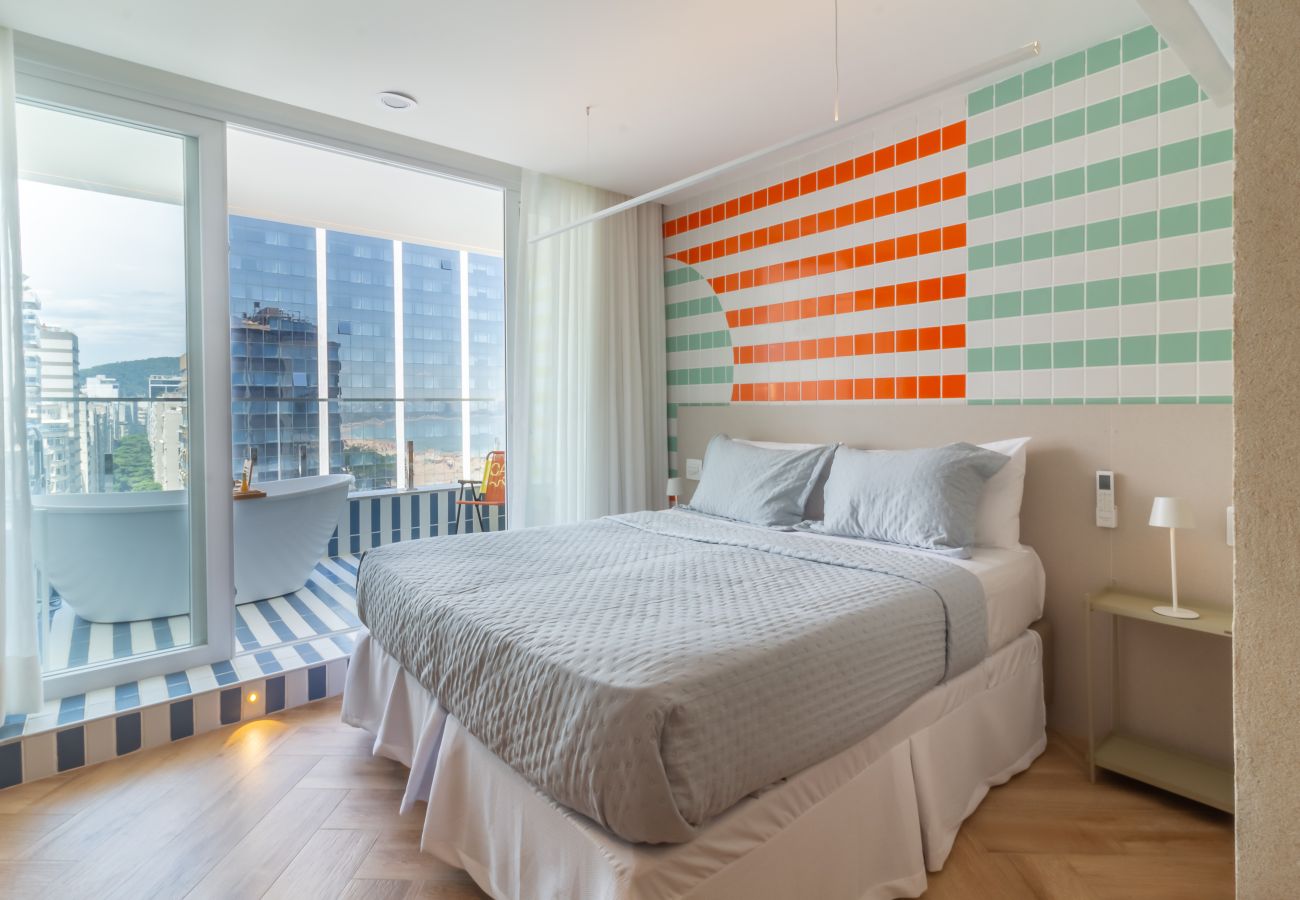 Appartement à Rio de Janeiro - Vista para o Mar e Varanda com Banheira  | Q21