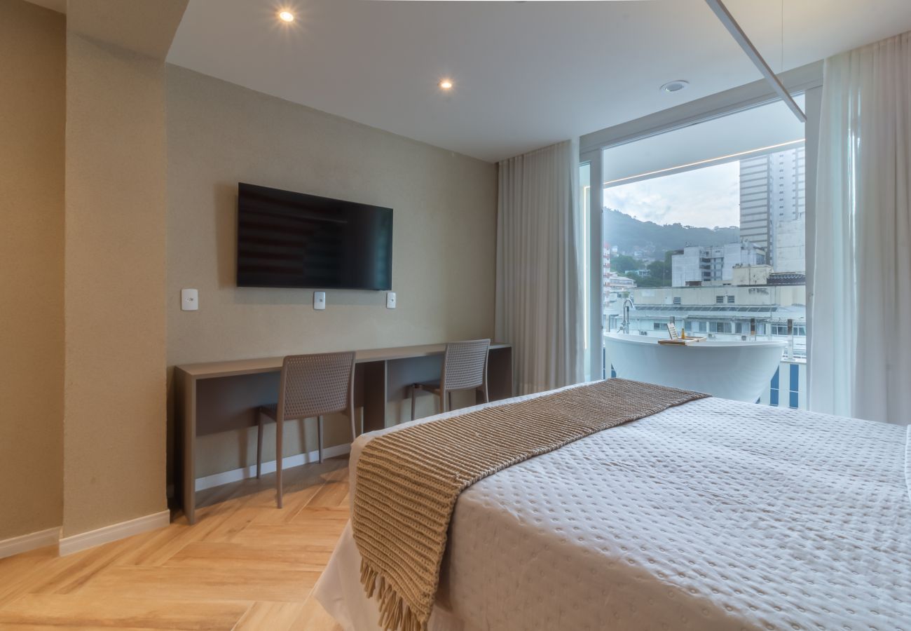 Appartement à Rio de Janeiro - Vista para o Mar e Varanda com Banheira | Q19