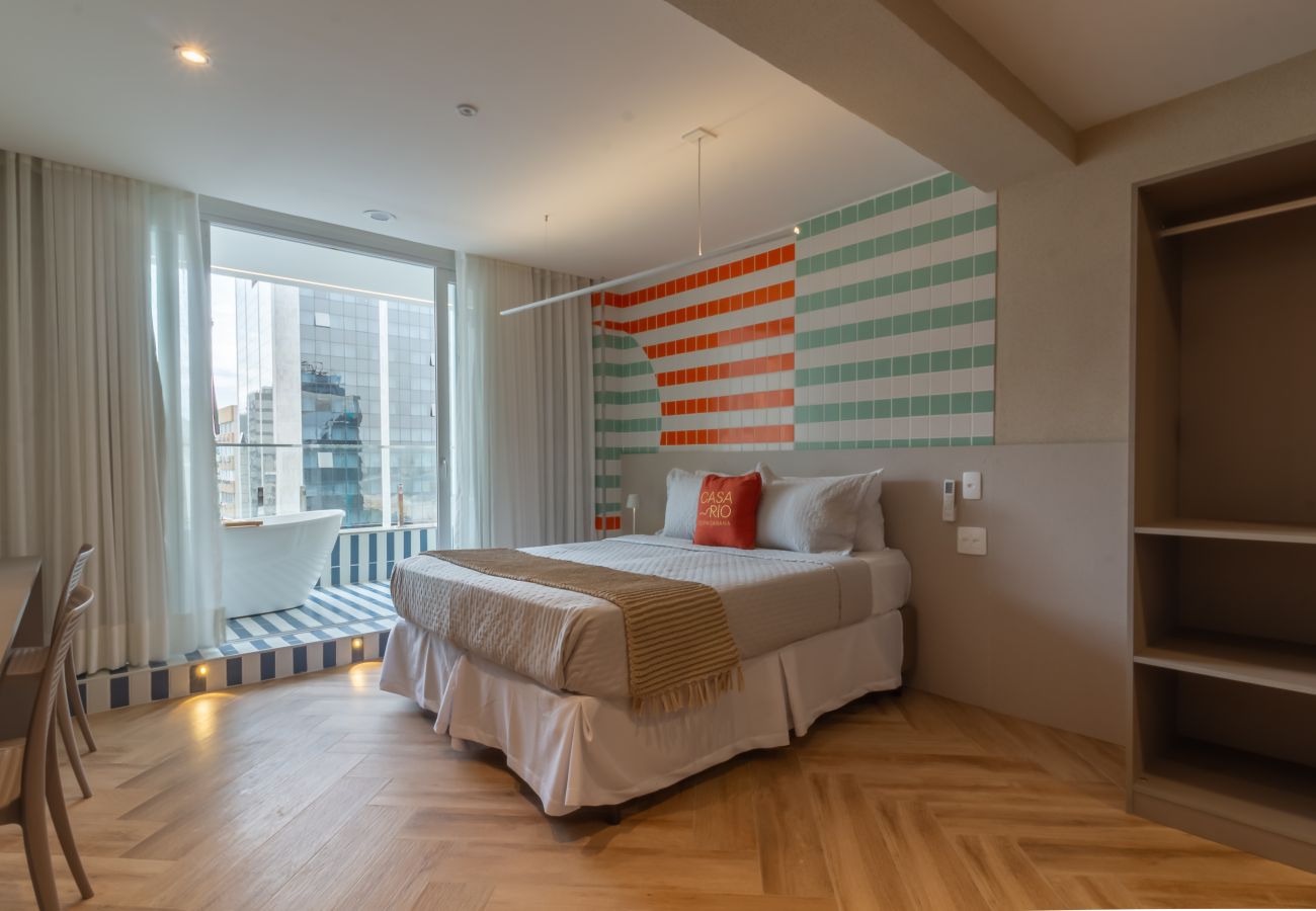 Appartement à Rio de Janeiro - Vista para o Mar e Varanda com Banheira | Q19