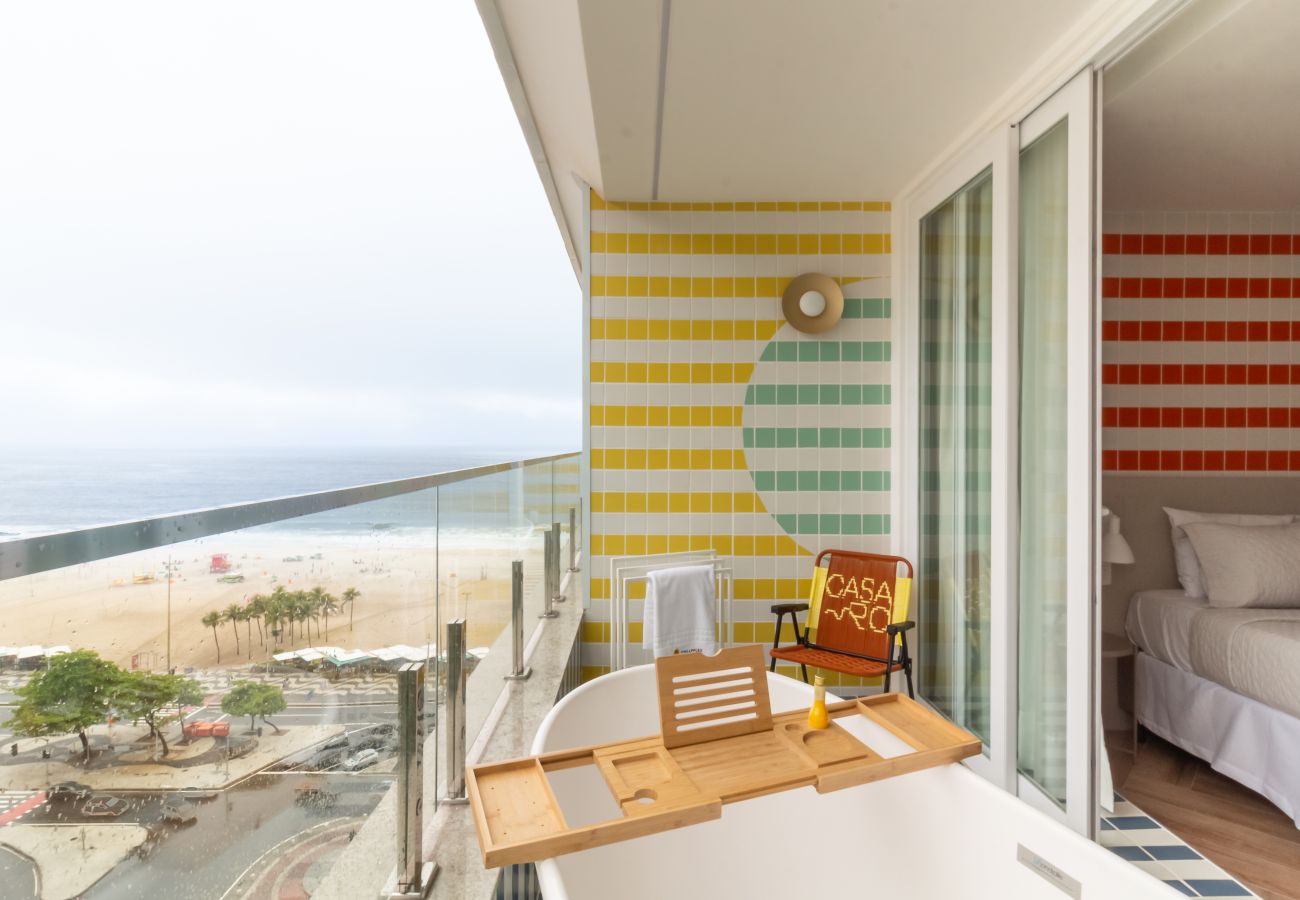 Appartement à Rio de Janeiro - Vista para o Mar e Varanda com Banheira | Q20