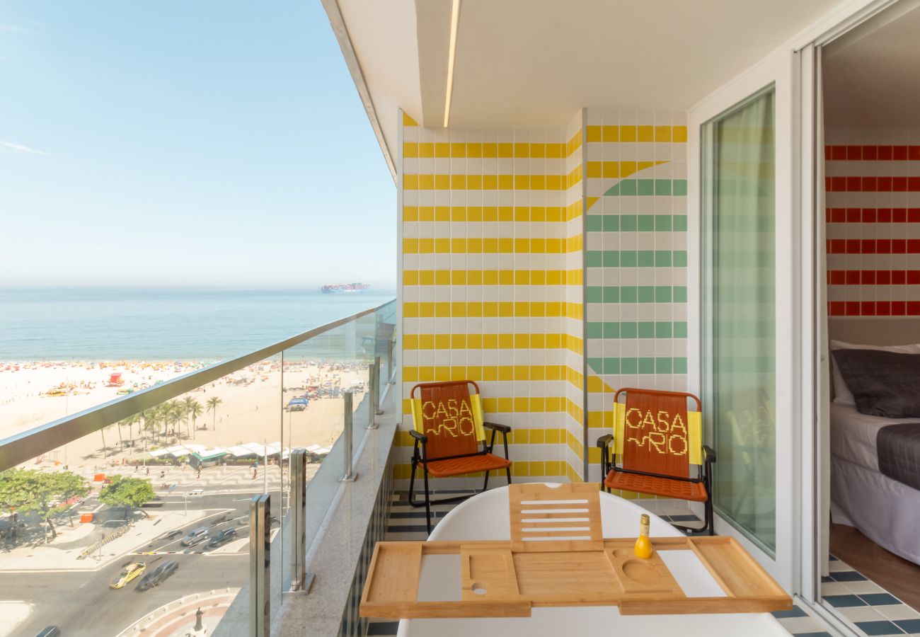 Appartement à Rio de Janeiro - Vista para o Mar e Varanda com Banheira | Q22