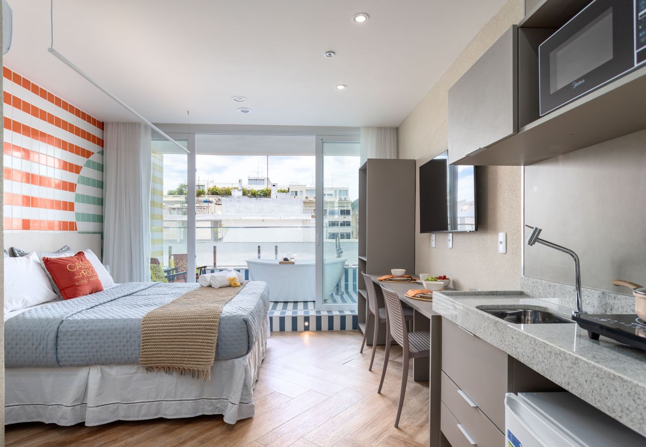 Appartement à Rio de Janeiro - Vista para o Mar e Varanda com Banheira | Q11