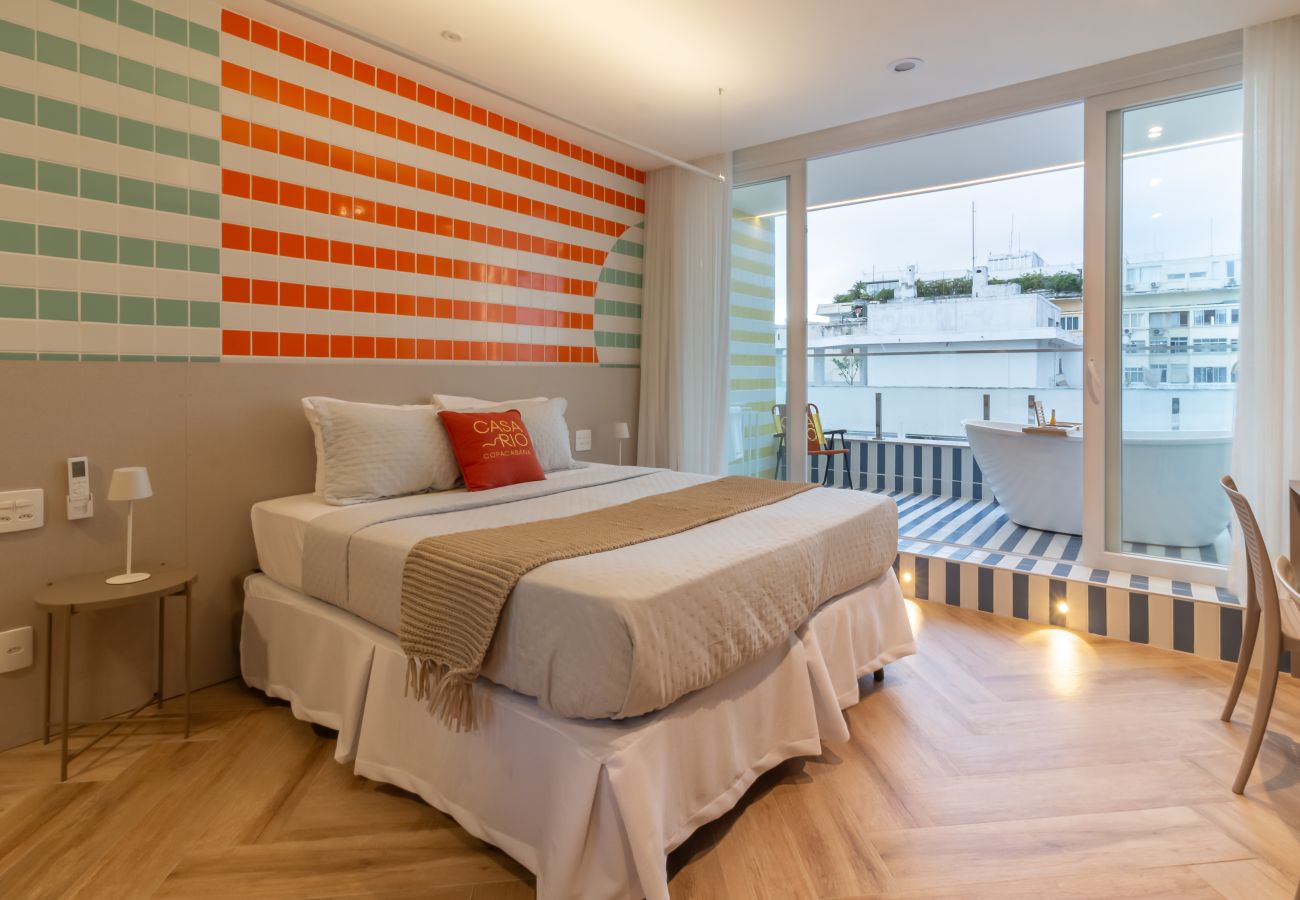 Appartement à Rio de Janeiro - Vista para o Mar e Varanda com Banheira | Q12